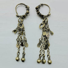 Load image into Gallery viewer, Long Dangle Boho Earrings With Dangling Tassels
