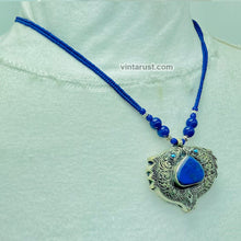 Load image into Gallery viewer, Massive Lapis Lazuli Stone Kuchi Necklace
