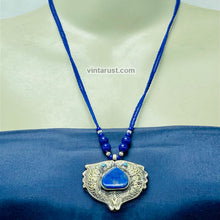 Load image into Gallery viewer, Massive Lapis Lazuli Stone Kuchi Necklace
