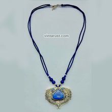 Load image into Gallery viewer, Massive Lapis Lazuli Stone Kuchi Necklace
