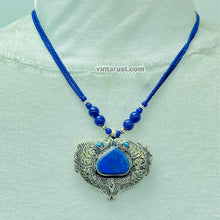 Load image into Gallery viewer, Massive Lapis Lazuli Stone Kuchi Necklace
