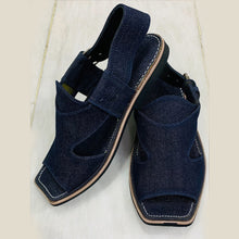 Load image into Gallery viewer, Mens Navy Blue Handmade Casual Footwear
