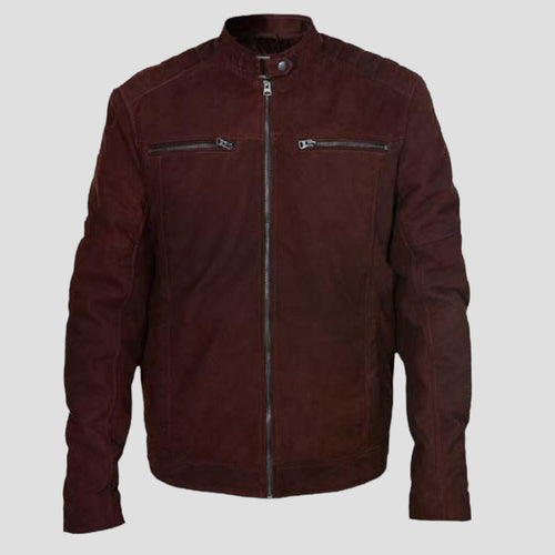 Men's Real Leather Sheepskin Casual Jacket