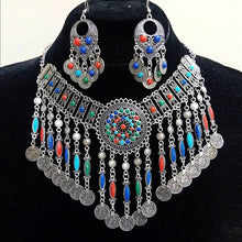 Load image into Gallery viewer, Multi Beads Necklace Set With Earrings
