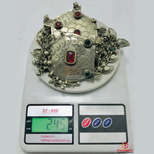 Load image into Gallery viewer, Multi Layered Silver Kuchi Antique Necklace
