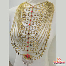 Load image into Gallery viewer, Multilayered Afghan Kuchi Tribal Statement Necklace
