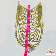 Load image into Gallery viewer, Multilayered Afghan Kuchi Tribal Statement Necklace
