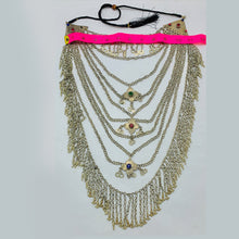 Load image into Gallery viewer, Multilayers Vintage Silver Kuchi Necklace

