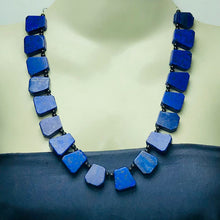 Load image into Gallery viewer, Natural Blue Lapis Lazuli Gemstone Necklace
