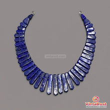 Load image into Gallery viewer, Natural Lapis Lazuli Gemstone Choker Necklace
