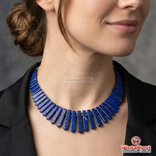 Load image into Gallery viewer, Natural Lapis Lazuli Gemstone Choker Necklace
