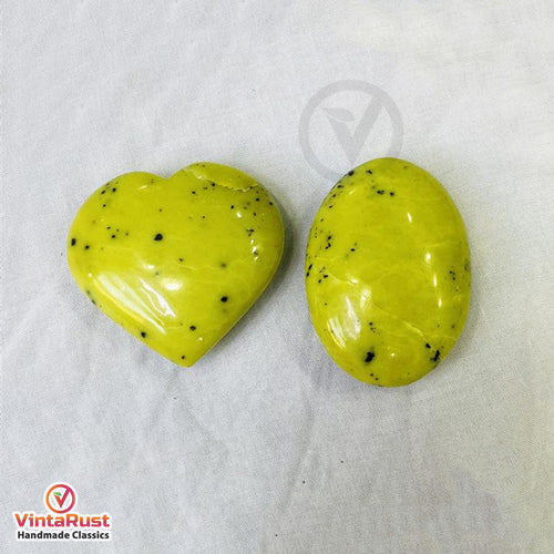 Natural Olive Green Serpentine Gemstone