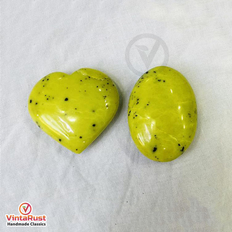 Natural Olive Green Serpentine Gemstone