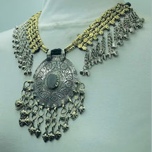 Load image into Gallery viewer, Nomadic Turkmen Necklace With Dangling Bells
