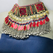 Load image into Gallery viewer, Red Classic Boho Chic Choker Necklace
