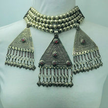 Load image into Gallery viewer, Silver Metal Beaded Chain Layered Necklace
