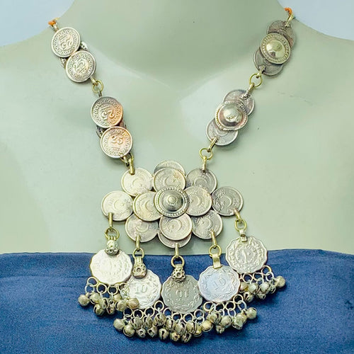 Handmade Vintage Coins Pendant Necklace