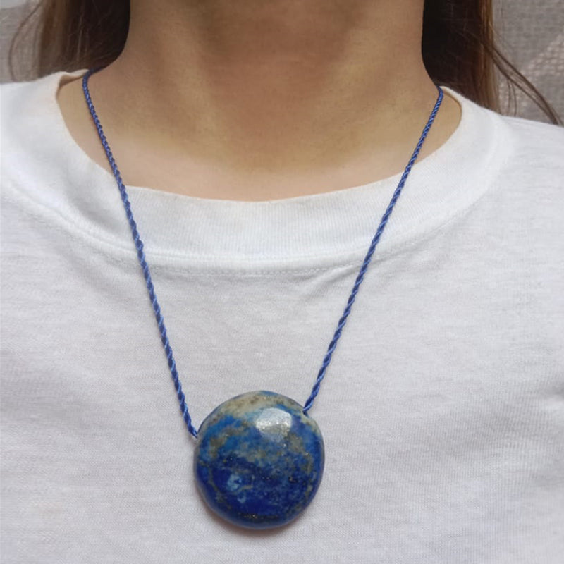 Single Gemstone Lapis Lazuli Necklace