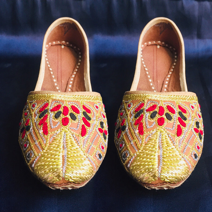 Handmade Ethnic Women Flat Shoes