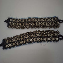 Load image into Gallery viewer, Tribal Anklet Pair With Silver Bells
