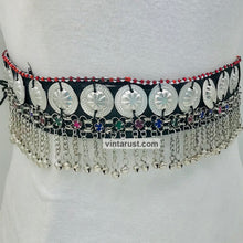 Load image into Gallery viewer, Tribal Belly Dance Belt With Dangling Bells
