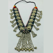 Load image into Gallery viewer, Tribal Gypsy Long Bells Nomadic Necklace

