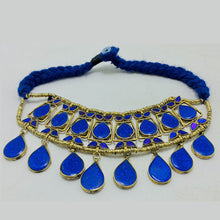 Load image into Gallery viewer, Tribal Handmade Lapis Stone Necklace
