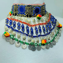 Load image into Gallery viewer, Tribal Handmade Statement Necklace With Coins
