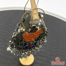 Load image into Gallery viewer, Tribal Kuchi Handmade Hoop Earrings
