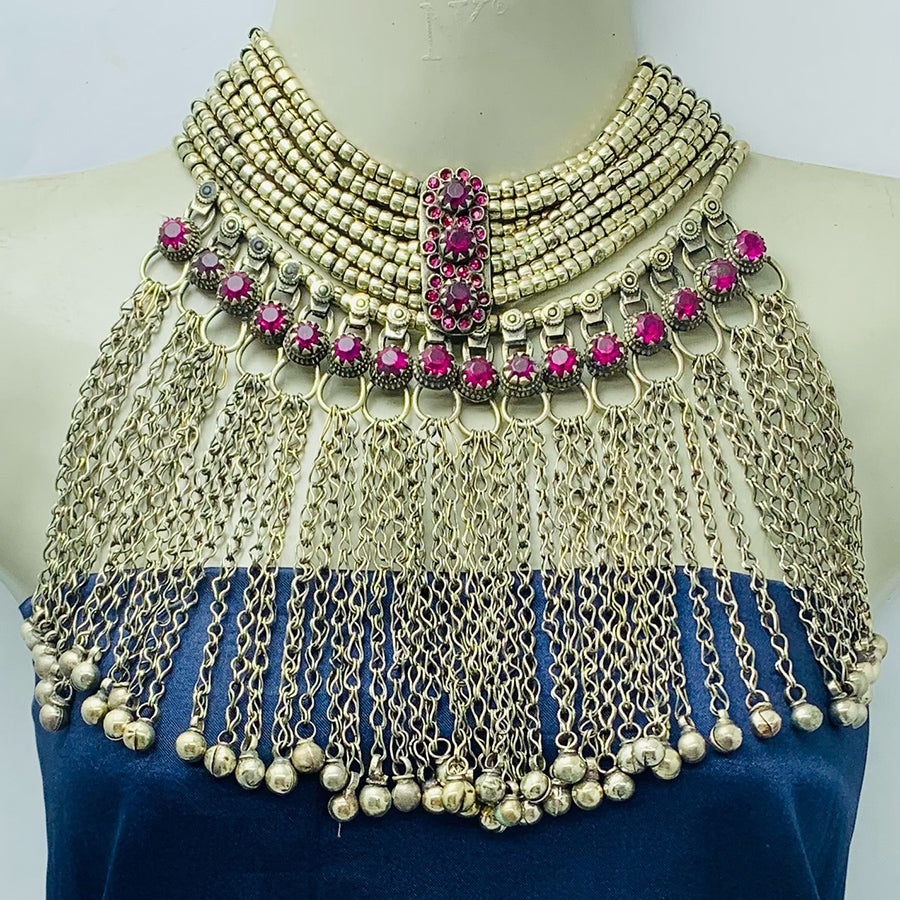 Tribal Multilayers Statement Collar Choker Necklace