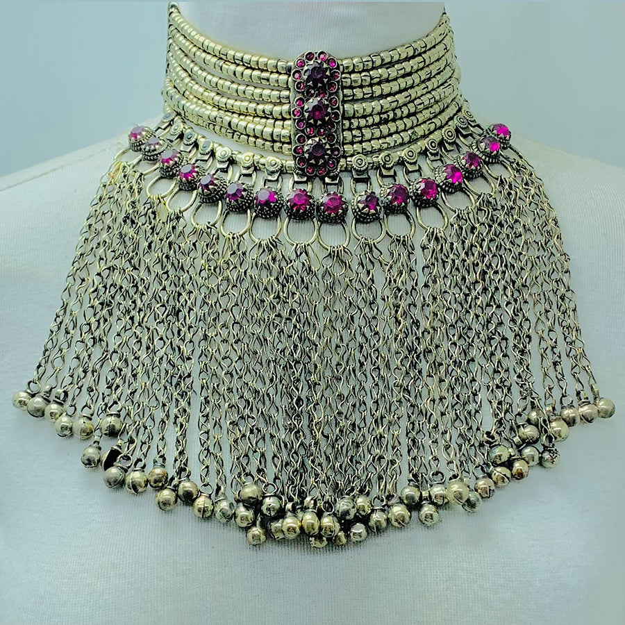 Tribal Multilayers Statement Collar Choker Necklace