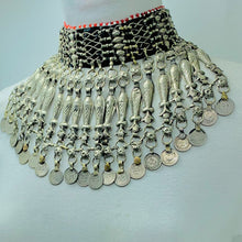 Load image into Gallery viewer, Nomadic Gypsy Necklace With Fish Motifs and Coins
