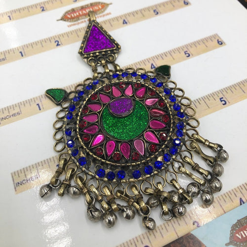 Tribal Vintage Multicolor Glass Stones Teeka