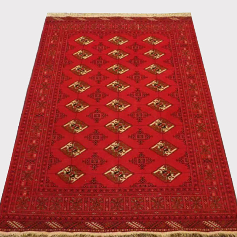 Turkmen Traditional Rug Traditional Turkmen Handmade Yamut Rug – Vintarust