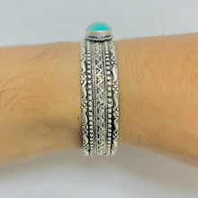 Load image into Gallery viewer, Turkoman Traditional Hippie Style Turquoise Bracelet
