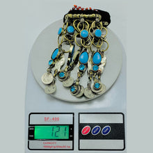 Load image into Gallery viewer, Turquoise Stone Statement Choker Necklace
