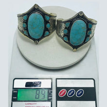 Load image into Gallery viewer, Unique Handmade Turquoise Stone Bracelet
