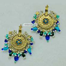 Load image into Gallery viewer, Unique Multicolor Big Massive Hasli Earrings
