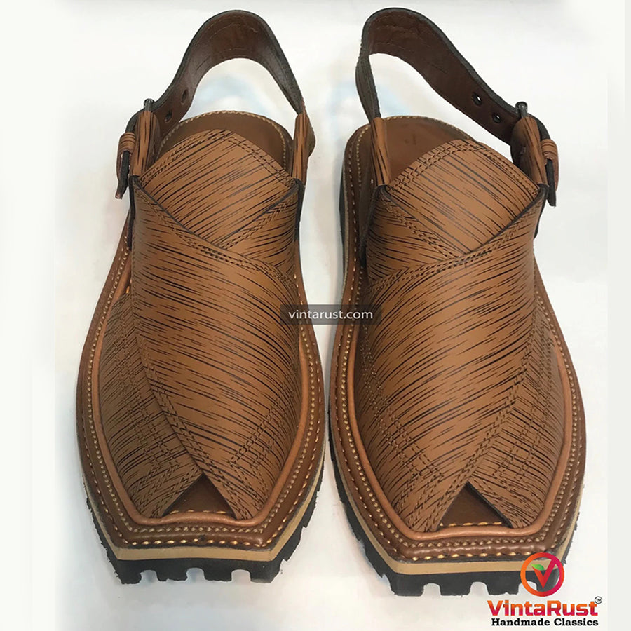 Unique Stylish Handmade Peshawari Chappal