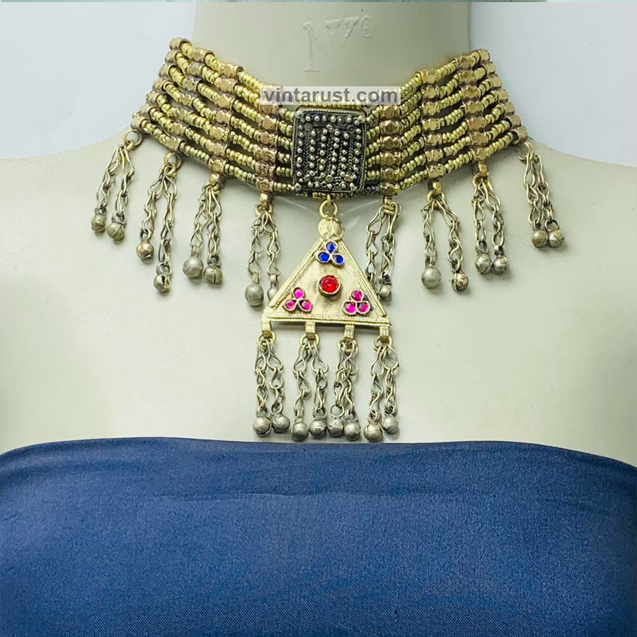 Vintage Bohemian Statement Choker Necklace