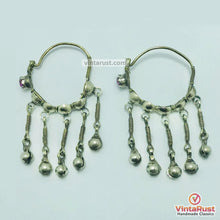 Load image into Gallery viewer, Vintage Hoop Earrings With Long Bells
