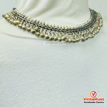 Load image into Gallery viewer, Vintage Boho Statement Silver Choker Necklace
