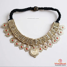 Load image into Gallery viewer, Vintage Boho Tribal Coins Choker Necklace
