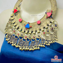 Load image into Gallery viewer, Vintage Boho Tribal Statement Choker Necklace
