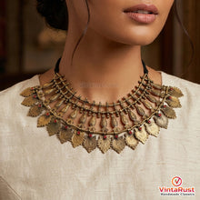 Load image into Gallery viewer, Vintage Coins and Metal Spikes Choker Necklace
