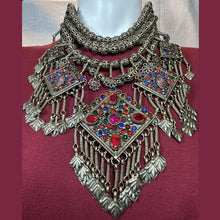 Load image into Gallery viewer, Vintage German Silver Kuchi Tribal Necklace
