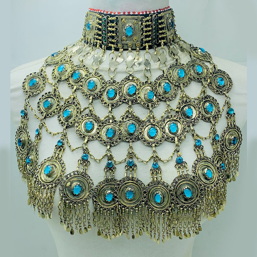 Vintage Gypsy Oversized Choker Necklace