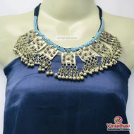 Vintage Turquoise Beading Choker Necklace