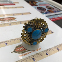 Load image into Gallery viewer, Vintage Handmade Turquoise Ring
