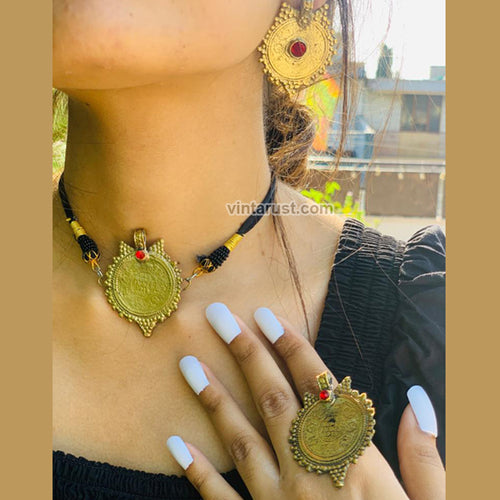 Vintage Inspired Coin Jewelry Set